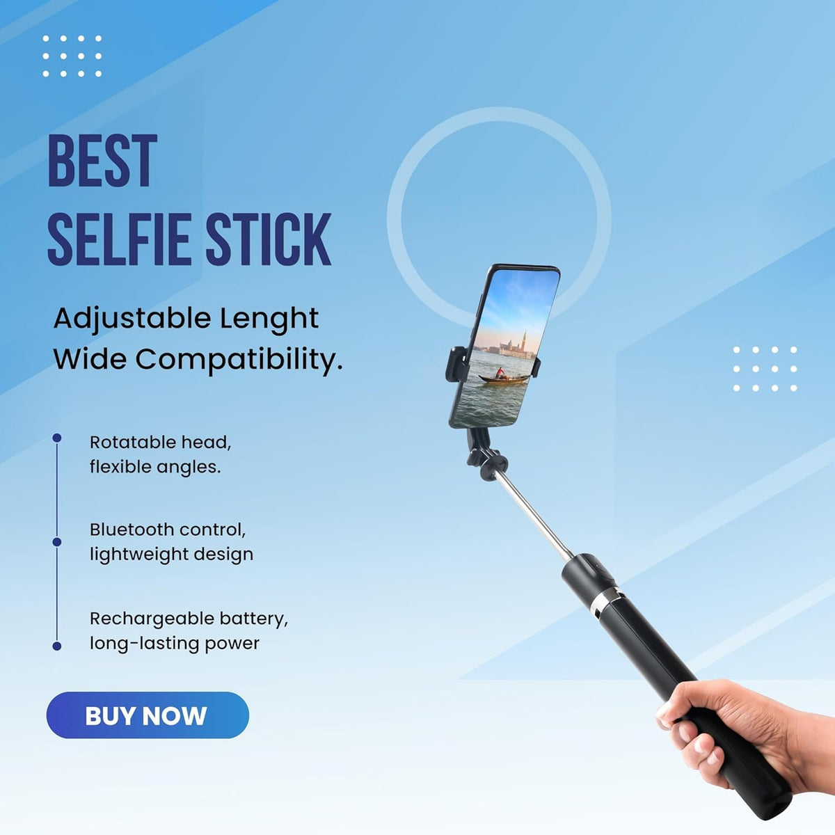 Bluetooth Selfie Stick