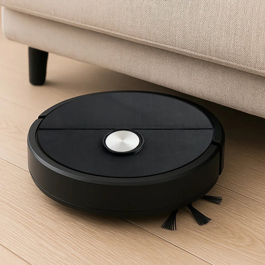 3-in-1 Robot Vacuum Cleaner with Sweeping and Wet Mopping Function, Smart Navigation, Anti-Drop and Anti-Collision Sensors, Multiple Cleaning Modes