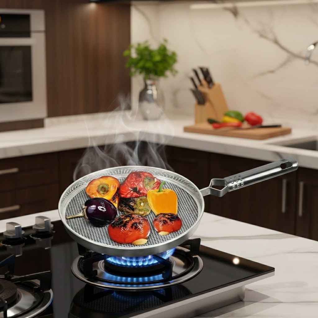 Pulka Grill for Home Gas Stove | Roti Grill | Vegitable