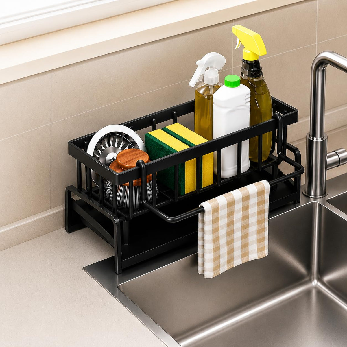Kitchen Sink Organizer Rack