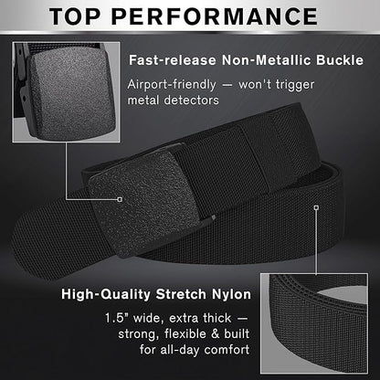 QUICK LOCK TACTICAL BELT– Heavy-Duty & Quick Release – Military, Work, Rigger, Duty & Utility Belt for Men
