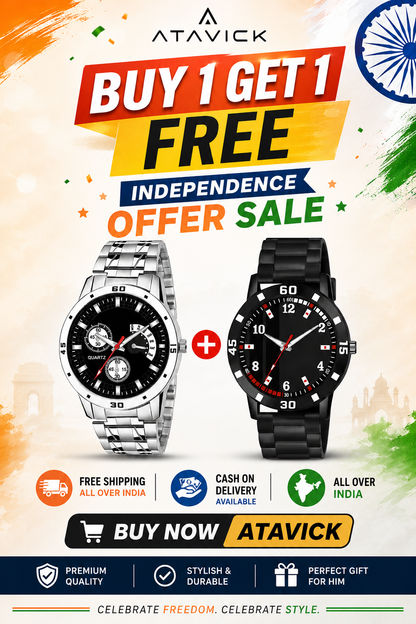 Analogue Watch | Buy 1 Get one free